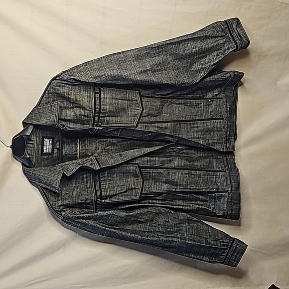 Eckō unltd. Men Denim jean jacket, Size 2XL, Color Black / Dark Gray - Picture 2 of 5